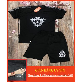 XẢ HÀNG Bộ Quần Áo Thun Nam Ngắn Tay In Hình Trước Ngực Thời Trang Hè - BN02