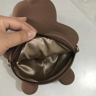 COMBO 10 TÚI GẤU  BROWN SILICON 2 DÂY