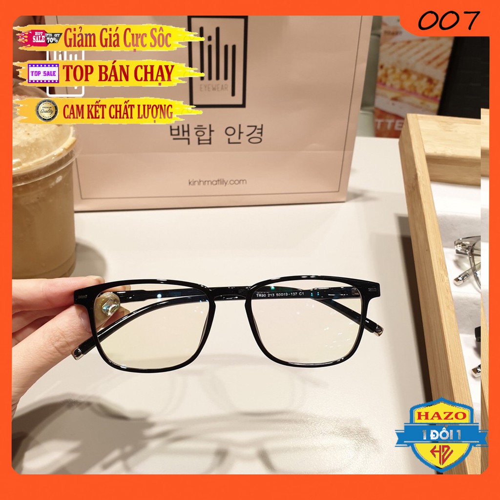 MẮT KÍNH GIẢ CẬN HÀN QUỐC FORM VUÔNG TR90 SIÊU DẺO CỰC HOT | BigBuy360 - bigbuy360.vn