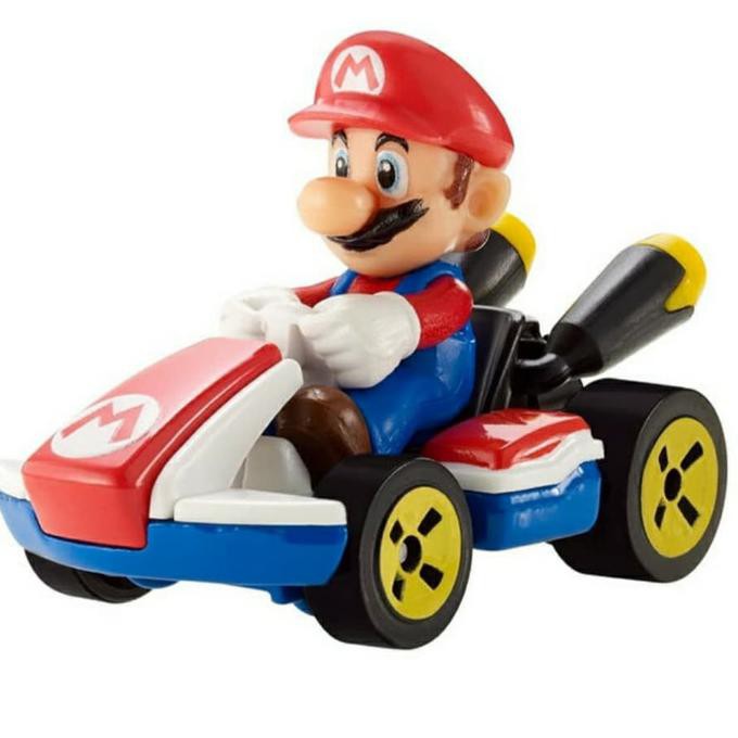 Hot Wheels Mô Hình Đồ Chơi Nhân Vật Mario Kart - Mario