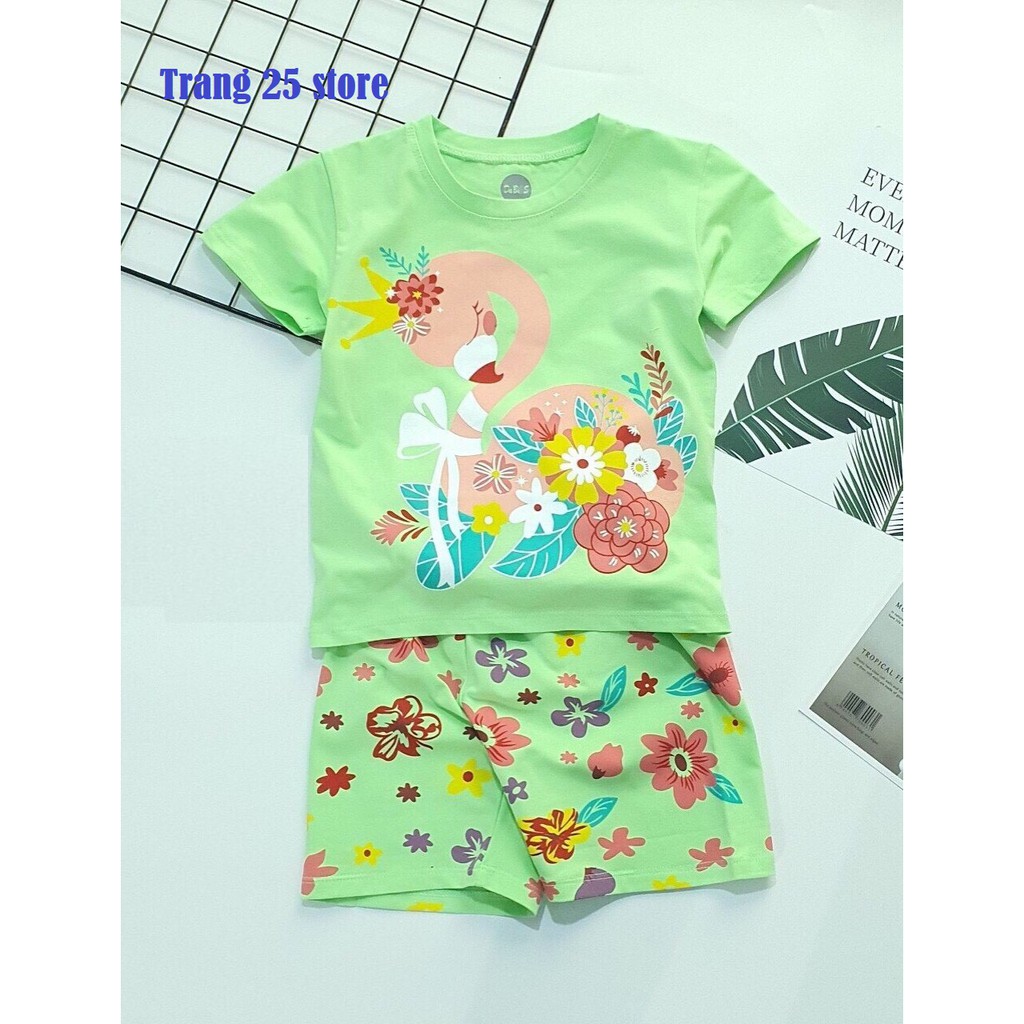Bộ Quần Áo bé Gái chuẩn Form 12kg tới 40kg, Bộ thun cotton chất đẹp, bền , ko bai nhão AS08 -Trang 25 Kids