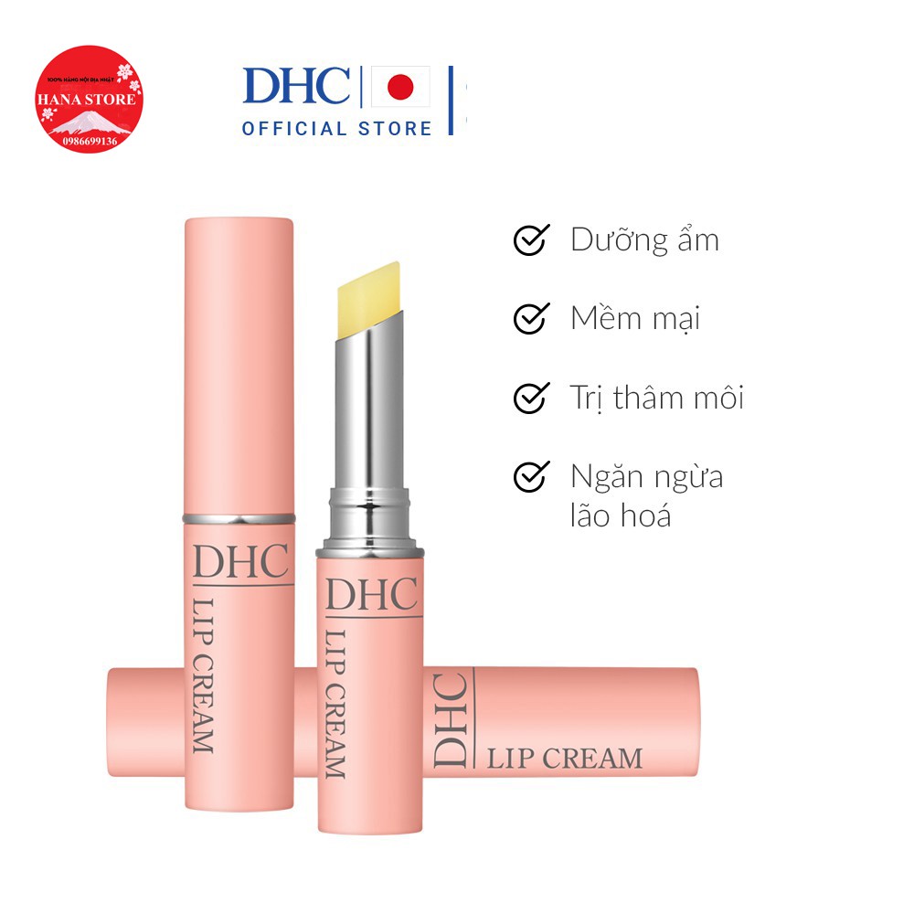 Son Dưỡng Môi DHC Lip Cream 1.5G Đủ Các Màu.