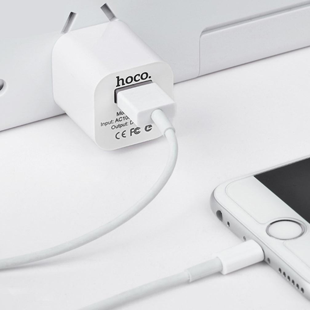 Cốc Sạc Hoco UH102 Chính Hãng Tương Thích Rộng Cho Smart Phone Và Tablet - Bảo Hành 12 Tháng