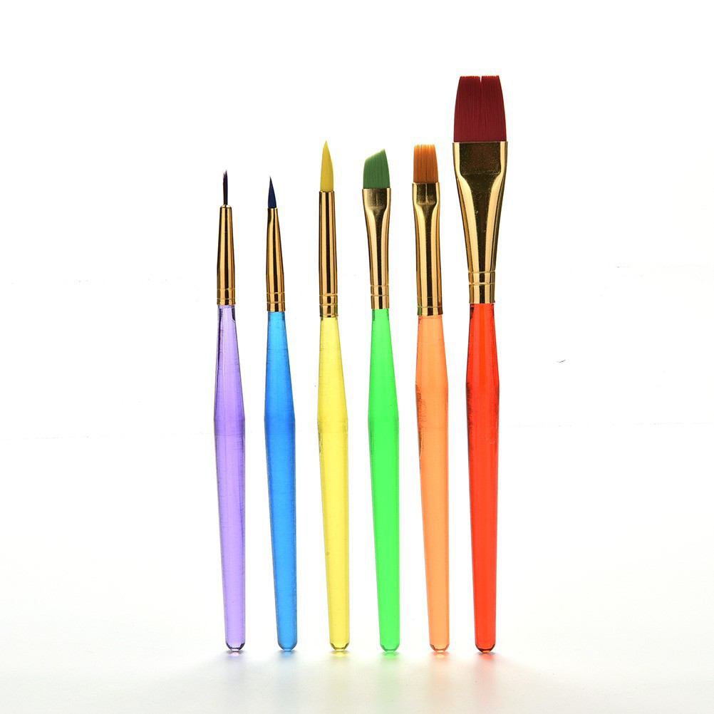 Set 6 Cọ Vẽ Màu Nước Chất Lượng Cao Cho Bé