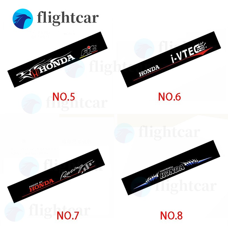 Miếng Dán Trang Trí Kính Chắn Gió Phía Trước Xe Hơi Bằng Vinyl Phản Quang Cho Honda City Fit Accord Civic