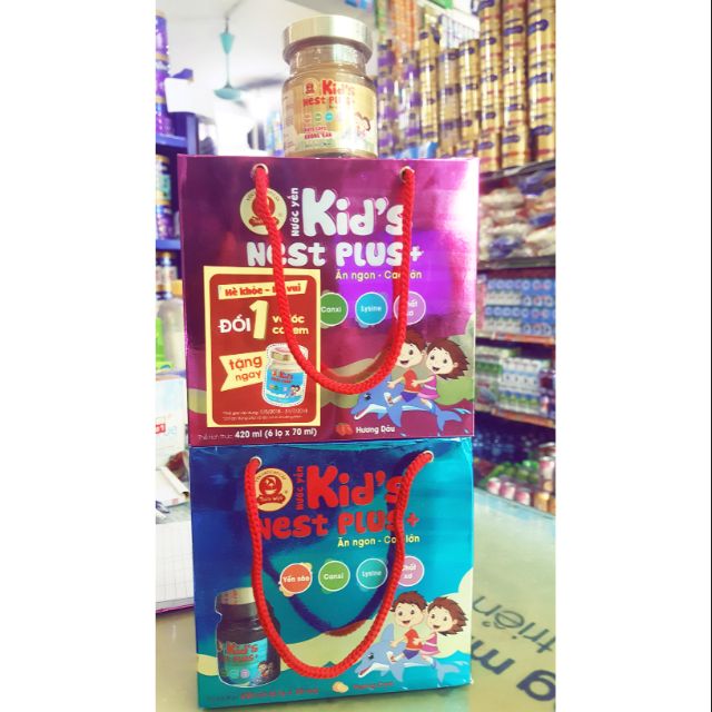 Nước yến kid's Nest plus+  dành cho trẻ biếng ăn