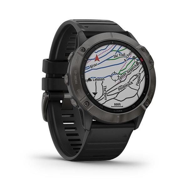 Đồng Hồ Thể Thao Garmin Fēnix 6X (Sapphire, Carbon Gray DLC with Black Band)