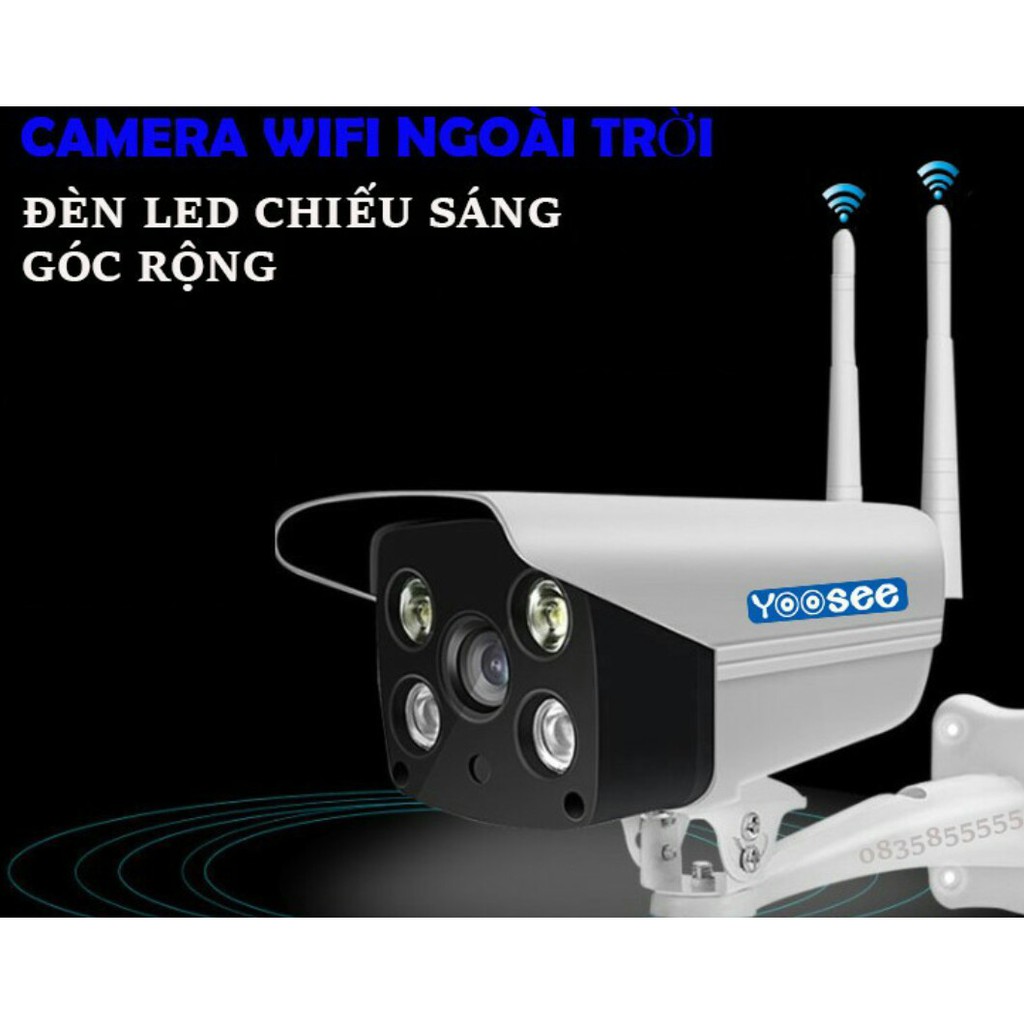 Canera wifi Trong nhà ngoài trời 2.0 chống nước cực tốt, đàm thoại 2 chiều, xem đêm có màu IPW011