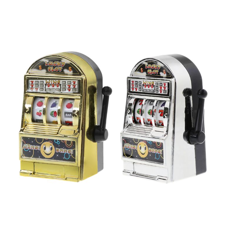 ❀CRE 1pc Lucky Jackpot Mini Fruit Slot Machine Fun Birthday Gift Kids Educational Toy