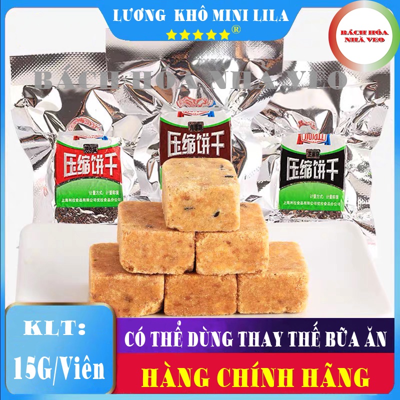 Lương Khô Mini LiLa, Bánh Lương Khô Nhỏ Dinh Dưỡng Cao, Tự Chọn Vị, Hàng Chính Hãng - Date Mới