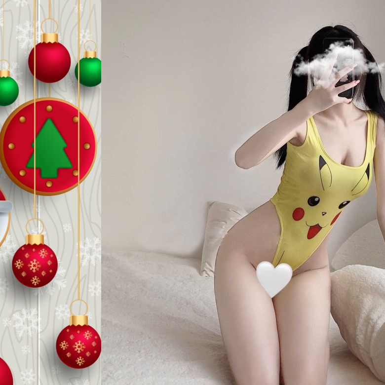 Bodysuit đồ ngủ nữ liền thân cosplay pikachu sexy áo tắm đồ lót 1 mảnh hình anime dễ thương BIKI HOUSE N912