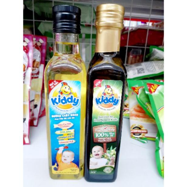 Dầu ăn Kiddy cá hồi và olive 250ml