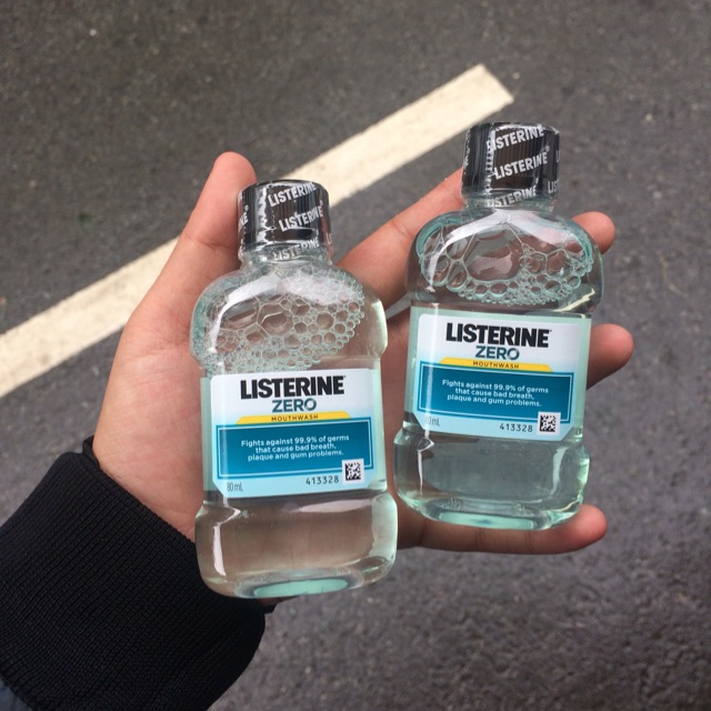 COMBO 4 CHAI LISTERINE ZERO MINI