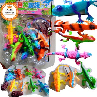 Bộ đồ chơi các con vật voi ,hà mã, tắc kè ,cá sấu ,thằn lằn...