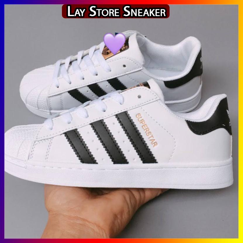 Giày Thể Thao Trắng Sọc Đen Cao Cấp nam nữ