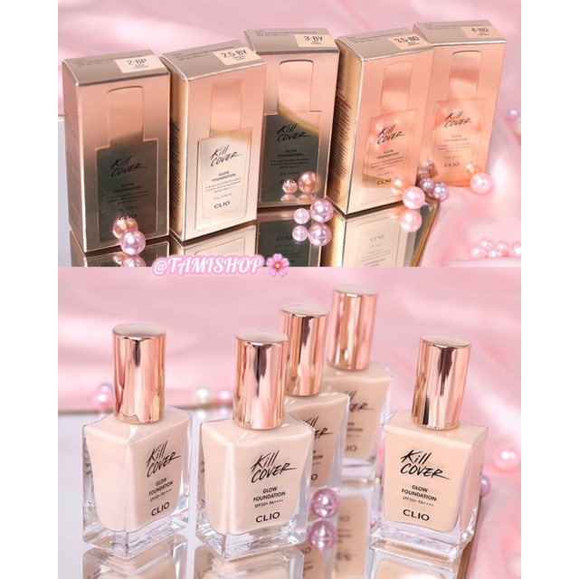 KEM NỀN CĂNG BÓNG CLIO KILL COVER GLOW FOUNDATION