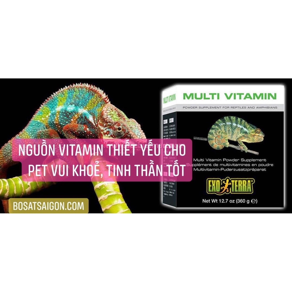 VITAMIN EXO TERRA TỔNG HỢP DÀNH CHO BÒ SÁT / CHÍNH HÃNG