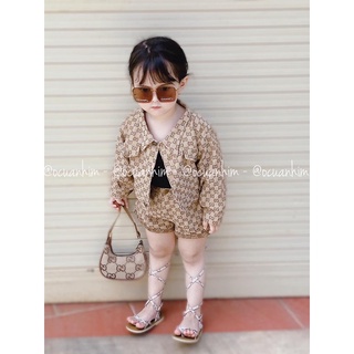 Set khoác gucci +quần bé gái