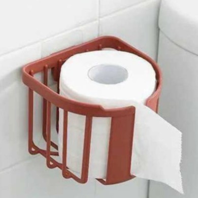 ✔️BÁN BUÔN - Giỏ đựng giấy vệ sinh bằng nhựa dán tường tiện dụng