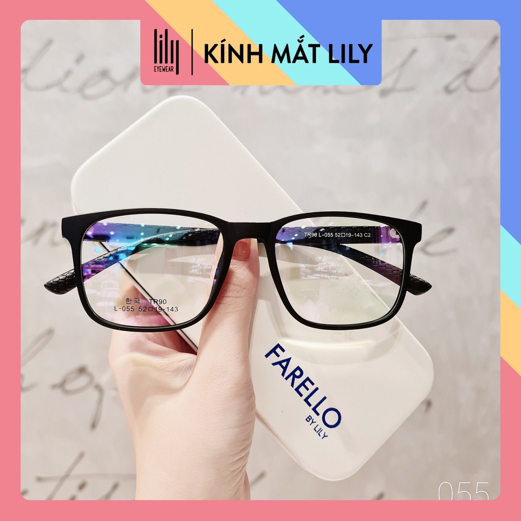 Gọng kính cận kim loại thời trang hàn quốc nam nữ Lilyeyewear 055