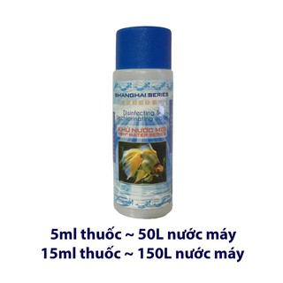 Dung dịch Khử Clo nước mới cho Bể cá nhanh chóng -cacanhdinhien