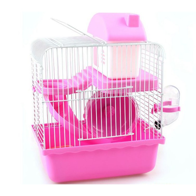 Lồng chuột Hamster 2 tầng 2 mầu