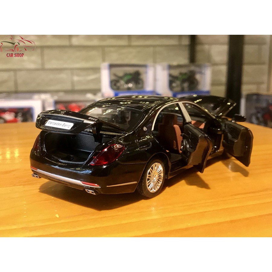 Mô hình xe ô tô Mercedes-Benz S600 tỉ lệ 1/32 màu đen