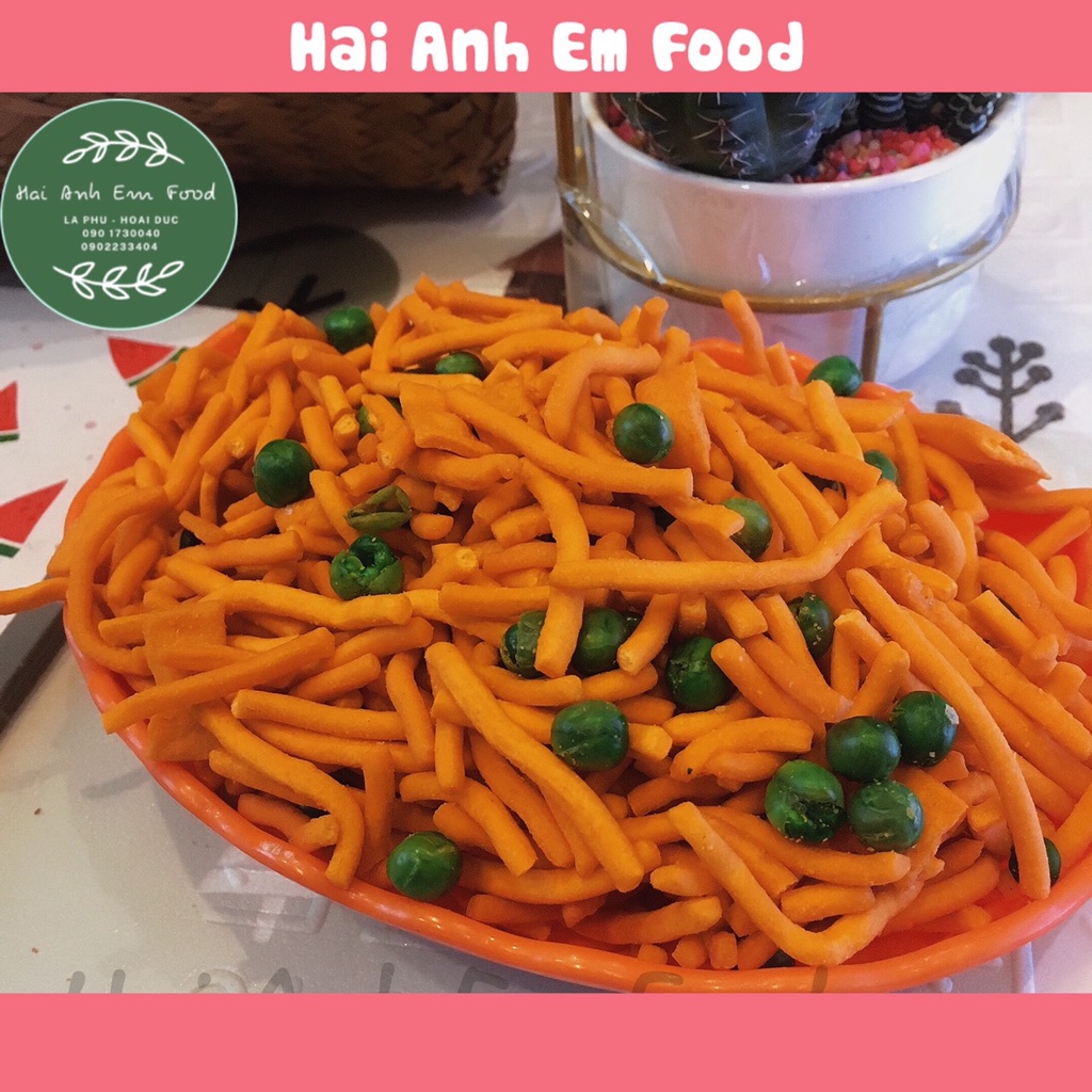 Snack bim tăm đậu Hà Lan cay nhẹ. Date mới