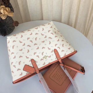 💋TÚI COACH SHOPPER CẦU VỒNG AUTH💋