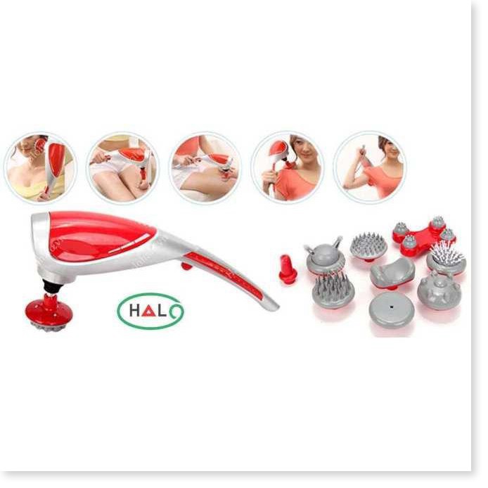 Máy massage  👉BH 1 THÁNG 👈   Máy massage cầm tay 10 đầu King Massager sử dụng cho người già, người cao tuổi giảm đau 2