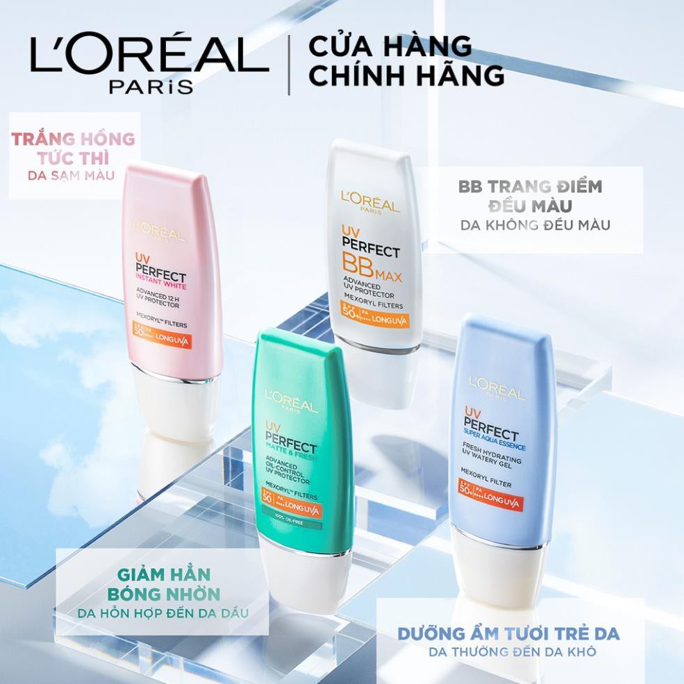 Kem Chống Nắng Bảo Vệ Da LOreal Paris - L'Oreal Paris UV Perfect SPF50+ PA++++ 30ml