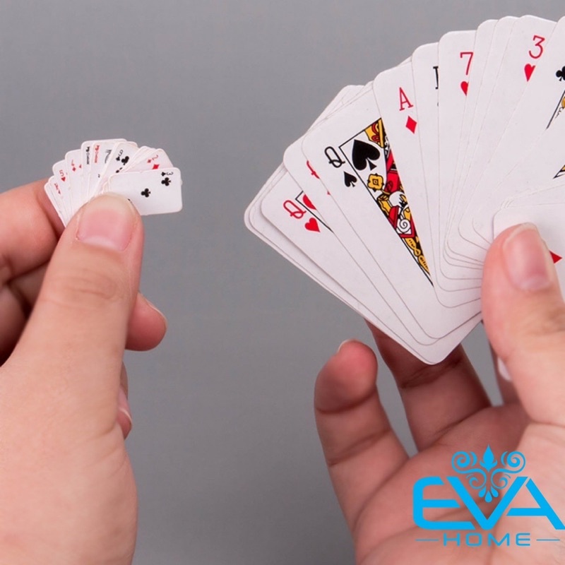 Bộ Bài Tây Poker Super Mini Tí Hon 52 Lá Độc Đáo SP4837