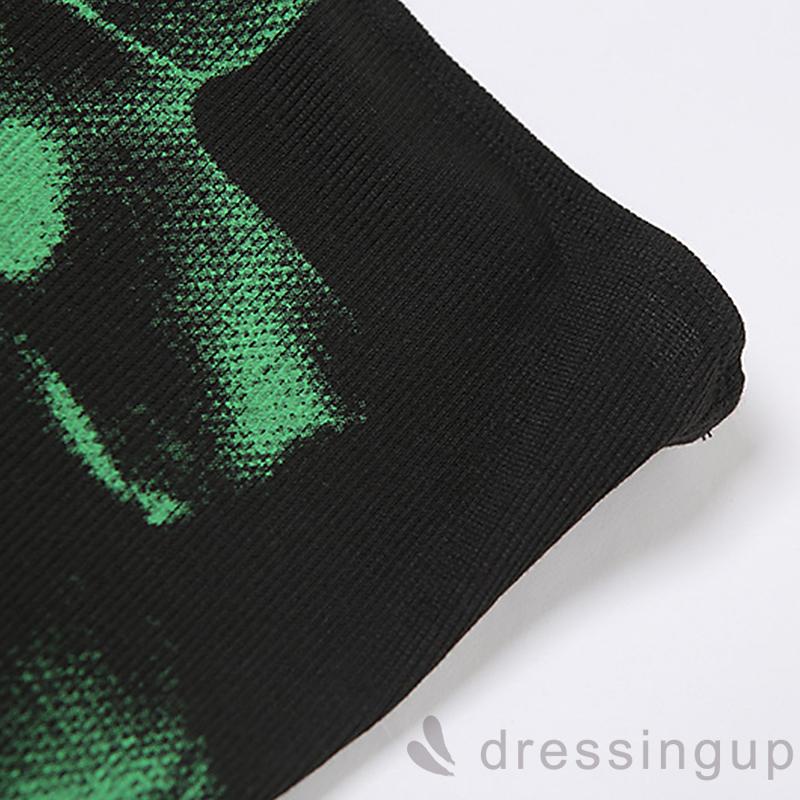 Áo Tank Top Không Dây Nhuộm Màu Độc Đáo Thời Trang Cho Nữ