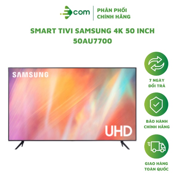 50AU7700 - Smart Tivi Samsung Crystal UHD 4K 50 inch UA50AU7700KXXV mới 2021