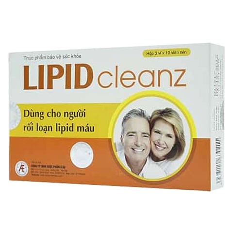 Viên uống LipidCleanz - Hỗ trợ làm giảm cholesterol máu (Hộp 30 viên)