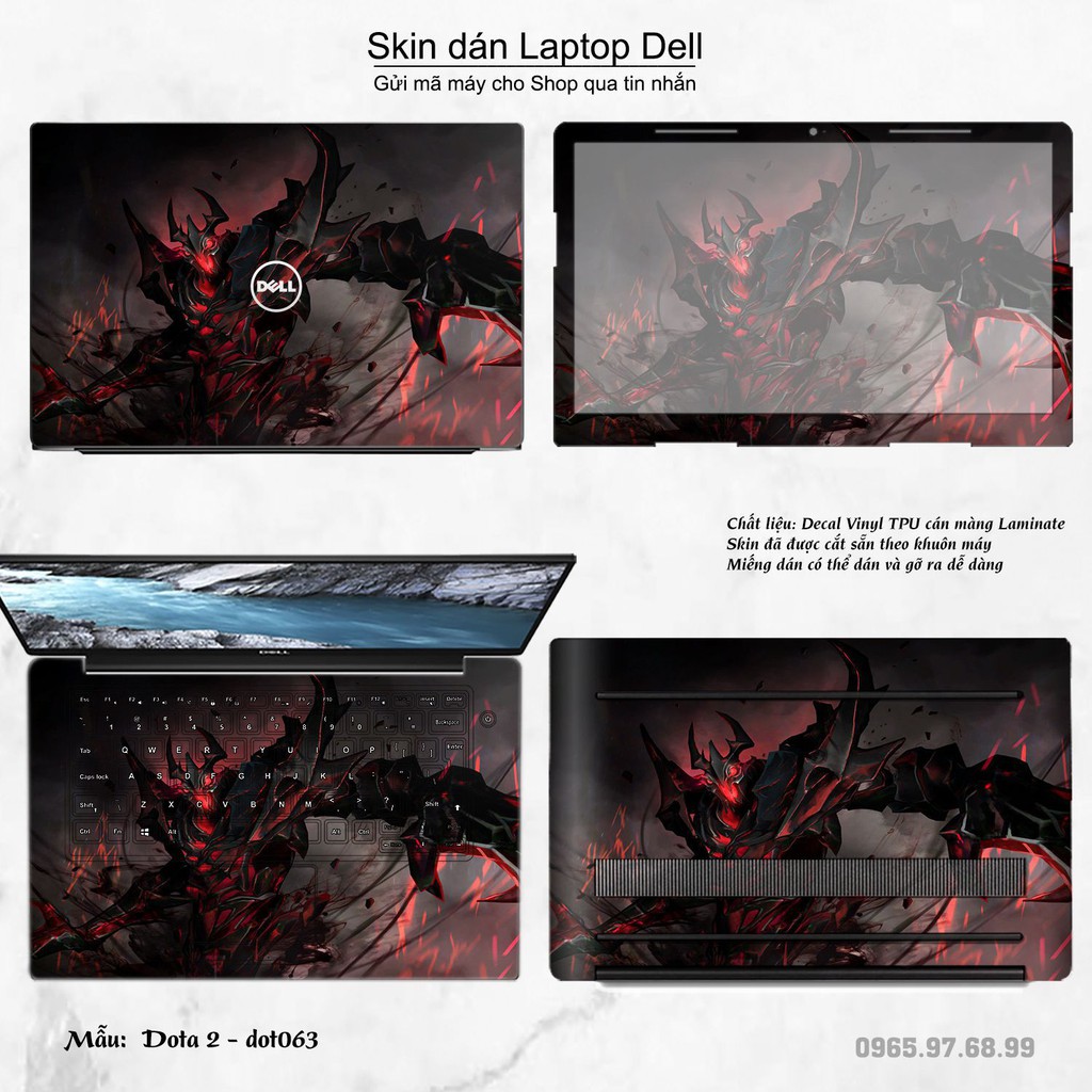 Skin dán Laptop Dell in hình Dota 2 nhiều mẫu 11 (inbox mã máy cho Shop)