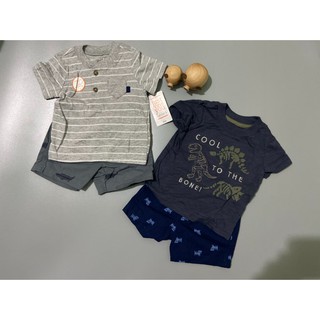Set 2 bộ quần áo bé trai Carter 3-6m