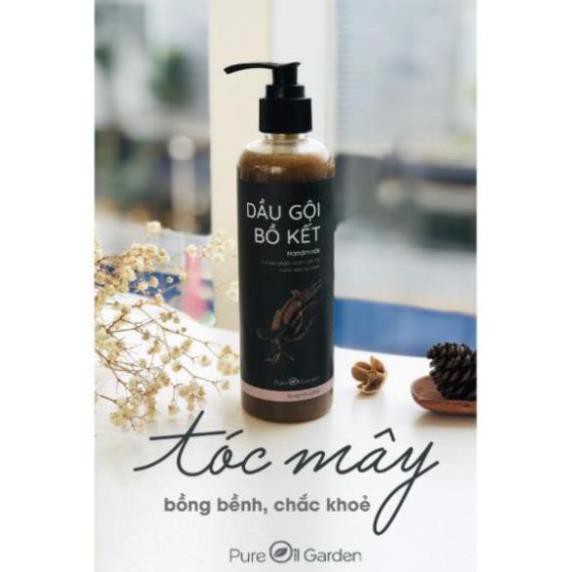 [Chính hãng] Pure Oil Garden Dầu gội Bồ kết Không bọt| Mượt tóc| óng ả | mọc tóc