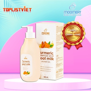 Sữa Tắm Nâng Tông - Sữa tắm tinh nghệ cốt đặc sữa dê Moomery