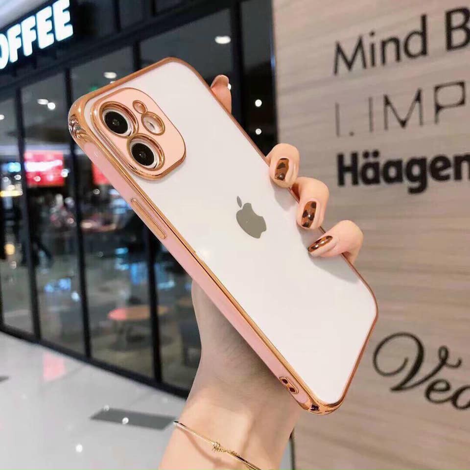 🌸Ốp lưng iphone🌸LIKGUS chính hãng giả độ 12 viền si vàng sang chảnh  /7-8-plus/X-XS/XSMAX/11/11-pro/11-pro-max/12 pro-ma