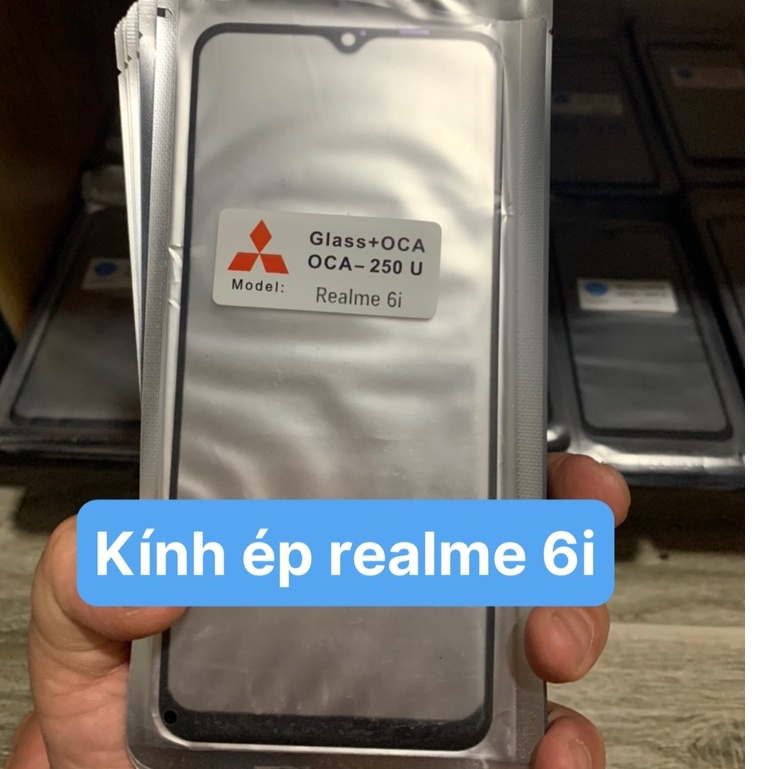 kính ép liền keo điện thoại oppo Realme C3 / realme C3i / realme 5 / 5i / 5s / realme 6i / A3, A5 / A9 2020