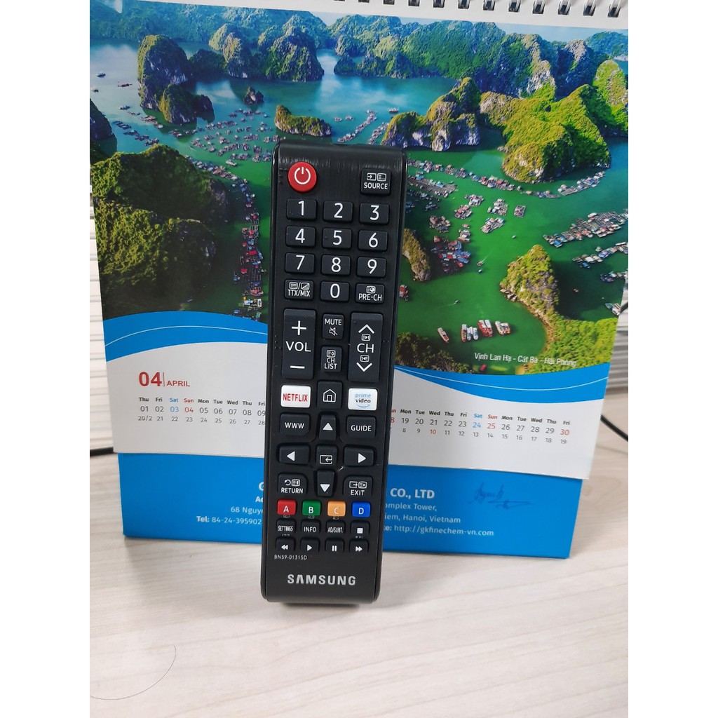 Remote Điều khiển tivi Samsung cơ 2020 cho các dòng tivi Samsung từ 2015 đến 2021- Hàng tốt tặng kèm Pin!!!