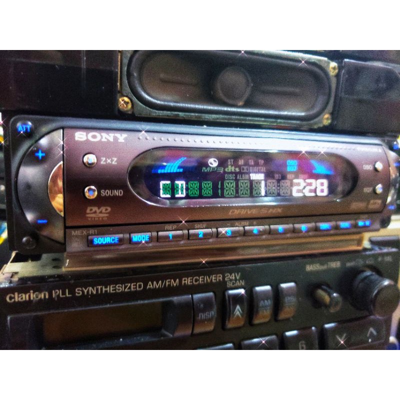 Đầu Dvd aux radio SONY 1 DIN giành cho các loại xe ô tô.