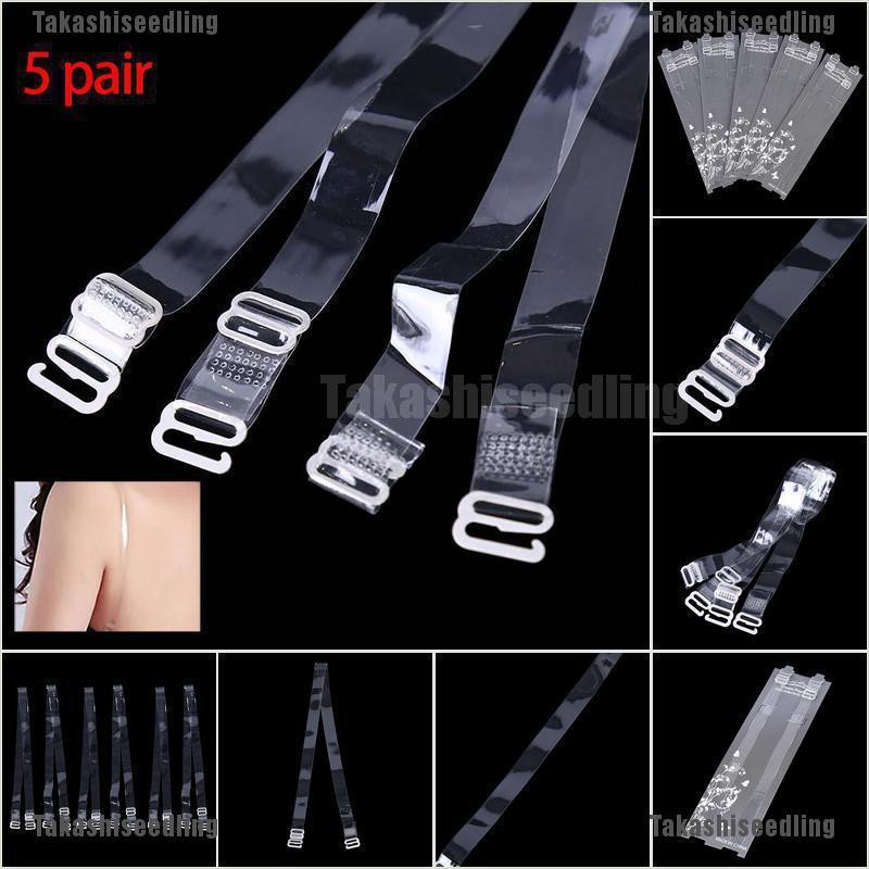 10 Dây Áo Ngực Nhựa Trong Suốt Quyến Rũ Tiện Lợi Cho Nữ