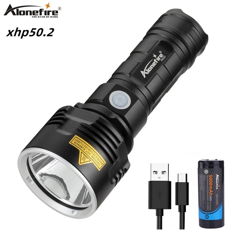 Đèn pin Alonefire H030 XHP50.2 siêu sáng chống thấm nước tiện dụng