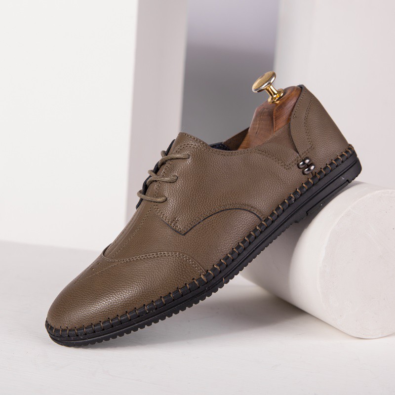 12.12 free Thiết kế Ý Giày nam Giày công sở Oxfords họp văn phòng Prom Wedding uy tín Uy Tín 2020 Az1 ◁ [ HÀNG CHUẨN ]