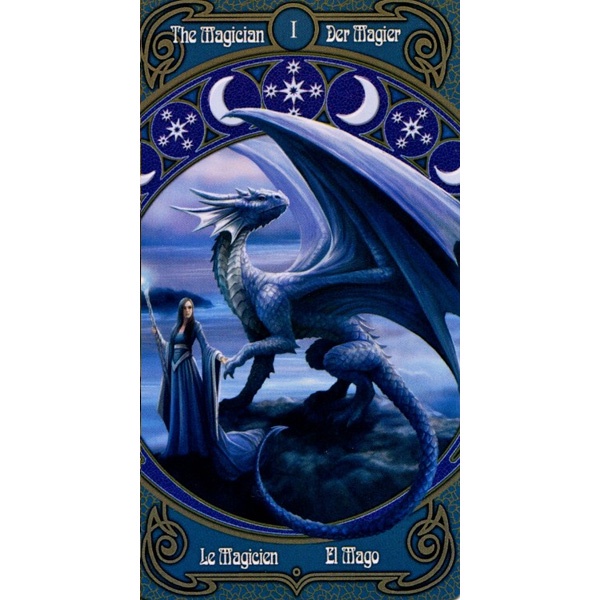 Bộ Bài Anne Stokes Legends Tarot (Mystic House Tarot Shop) - Bài Gốc Authentic Chính Hãng 100%