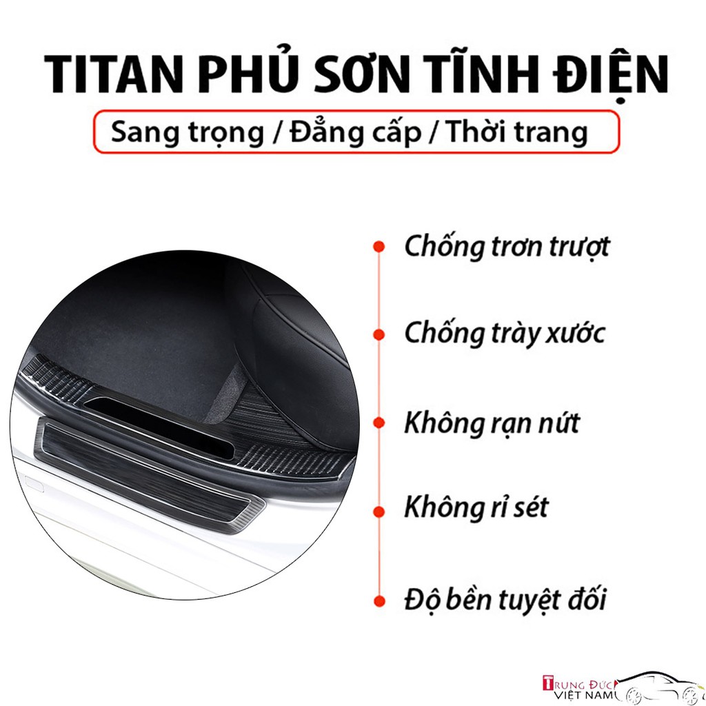 Ốp Bậc Cửa TITAN cho TOYOTA VIOS, FORTUNER, INNOVA, WIGO, CAMRY, ALTIS, CROSS, RUSH – PHỤ KIỆN Ô TÔ XE HƠI