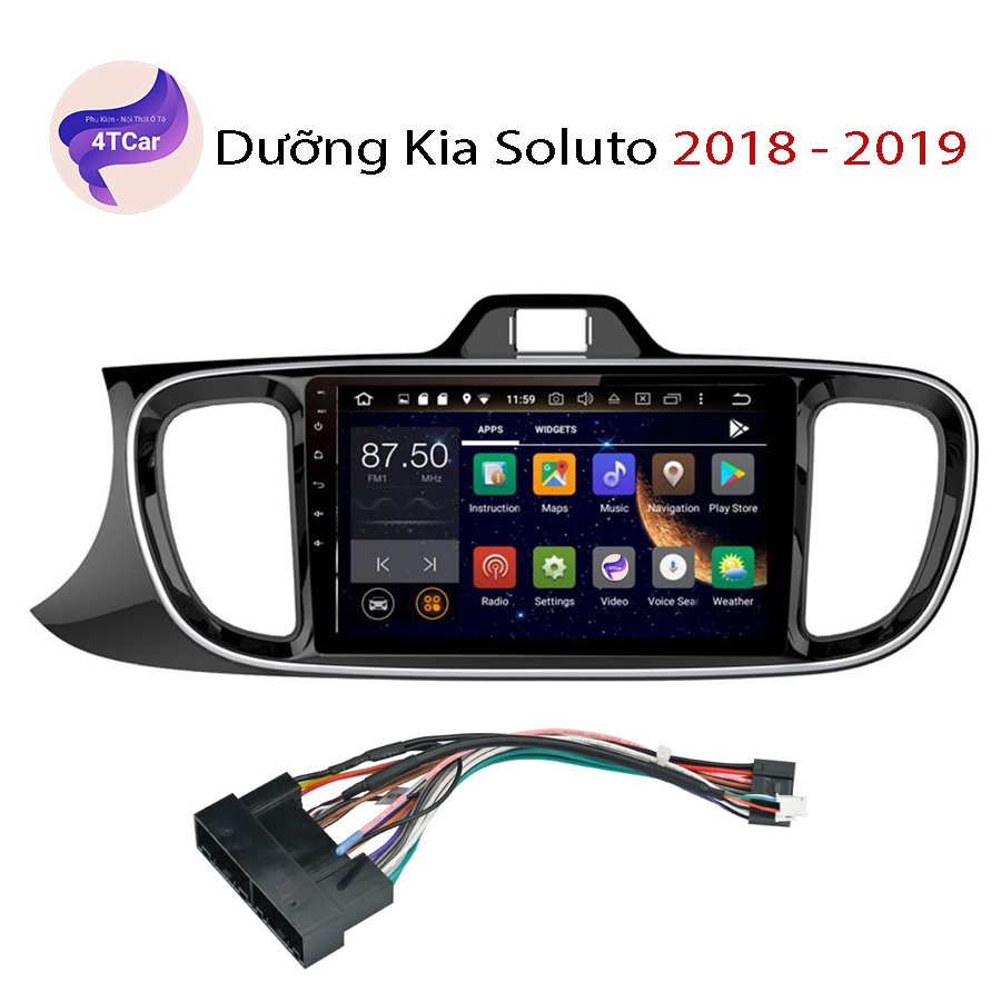 Mặt dưỡng Kia Soluto 2018-2019 (9 inch)