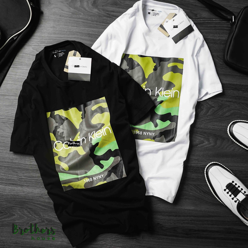 Áo thun nam CK camo trẻ trung nổi bật